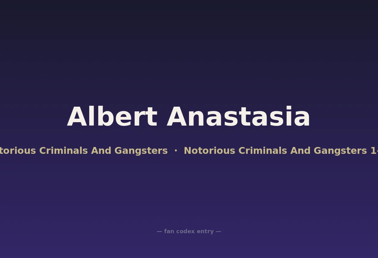 Albert Anastasia