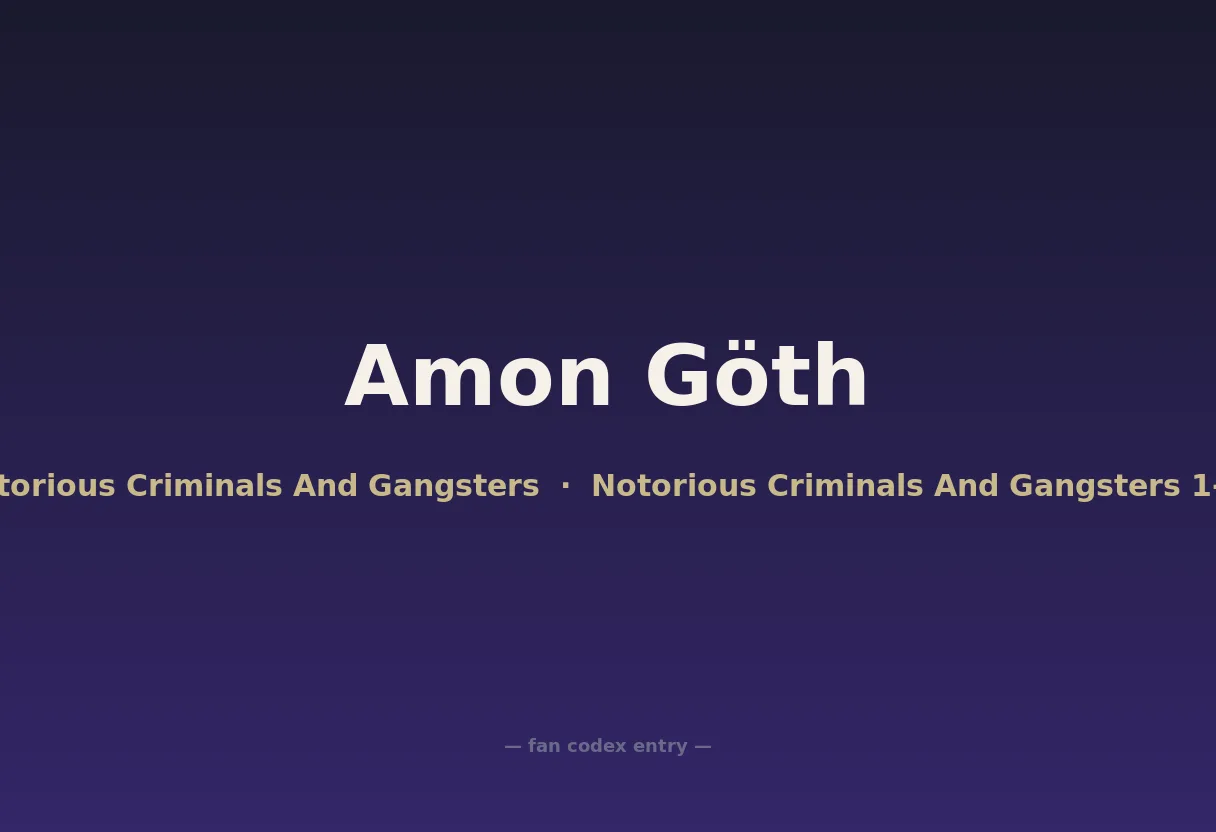 Amon Göth