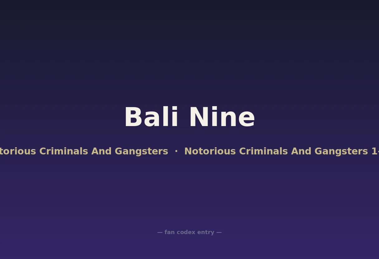 Bali Nine