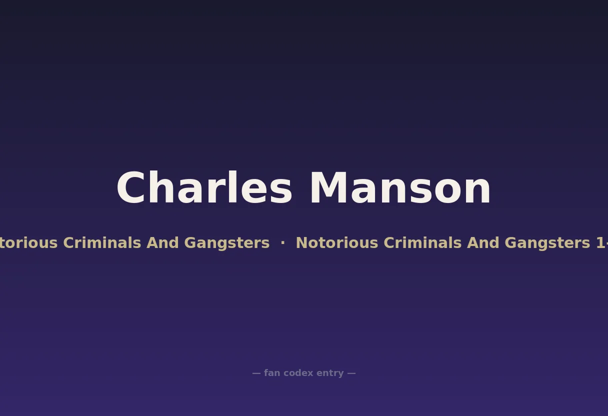 Charles Manson